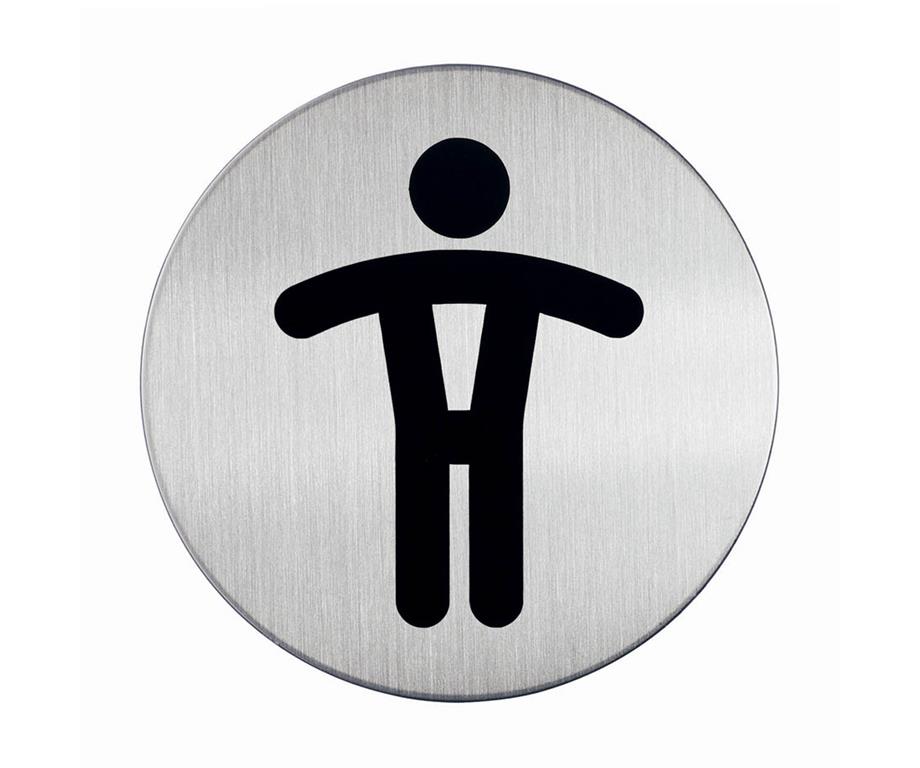 DURABLE Piktogram - WC moški, fi 83mm (4905)