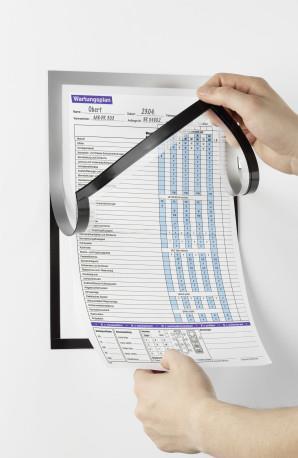 Durable Okvir DURAFRAME MAGNETIC NOTE A4, srebrn