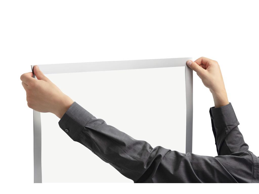 DURABLE Okvir DURAFRAME POSTER A1, srebrn