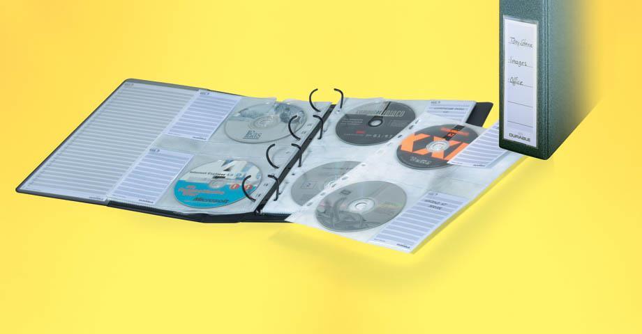 DURABLE Vložne mape za CD A4 (5222), 5 kos