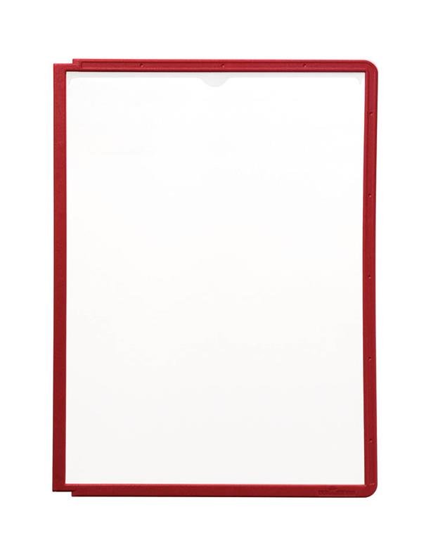 Durable Predstavitvena mapa (5606) rdeča, 5 kos