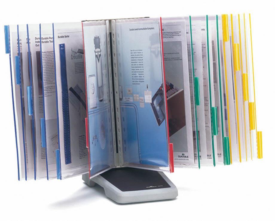 Durable Predstavitvena mapa (5607) rdeča, 5 kos