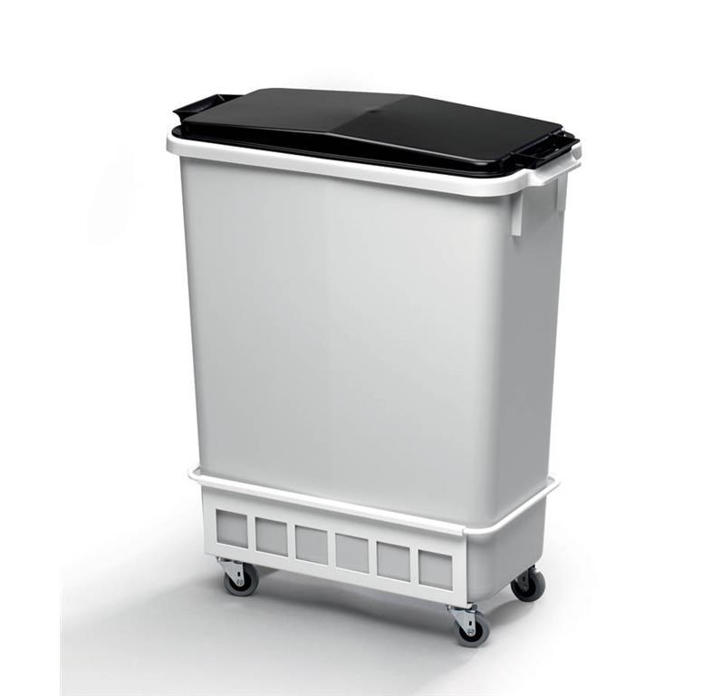 DURABLE Durabin voziček za koš 60l bel