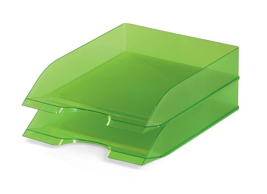 Durable Pisemski odlagalnik BASIC prosojno zelen