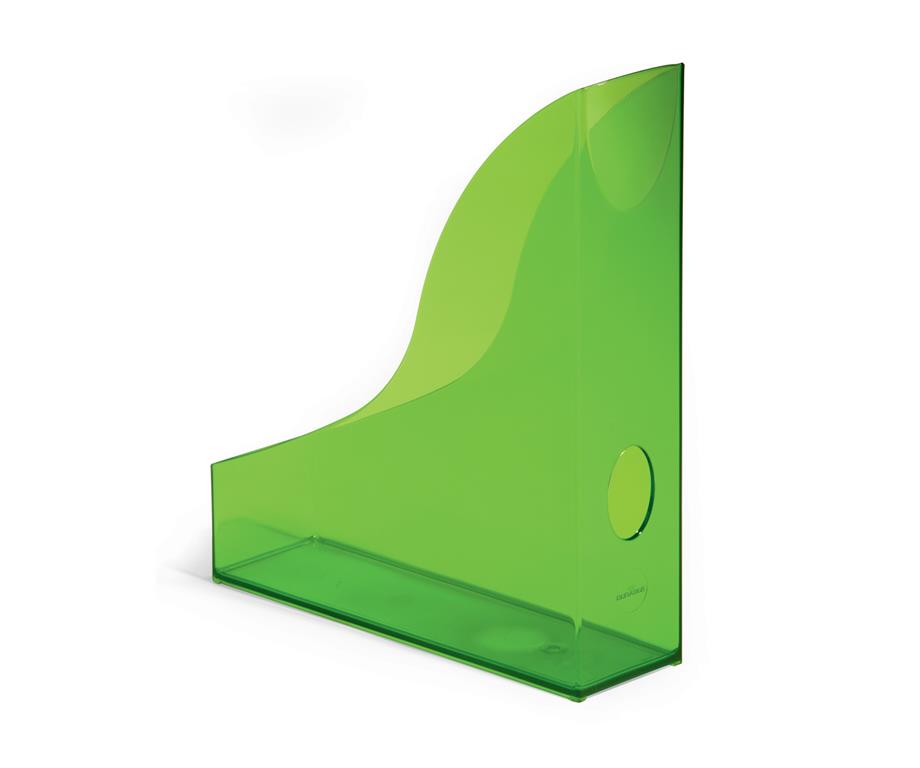 Durable Stojalo za revije BASIC prosojno zeleno