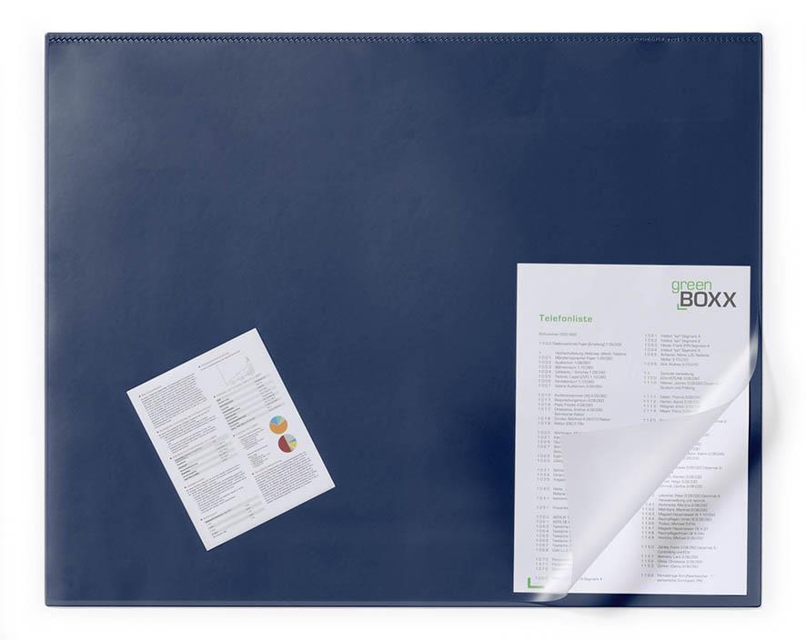 DURABLE Namizna podloga 65 x 52 cm, modra