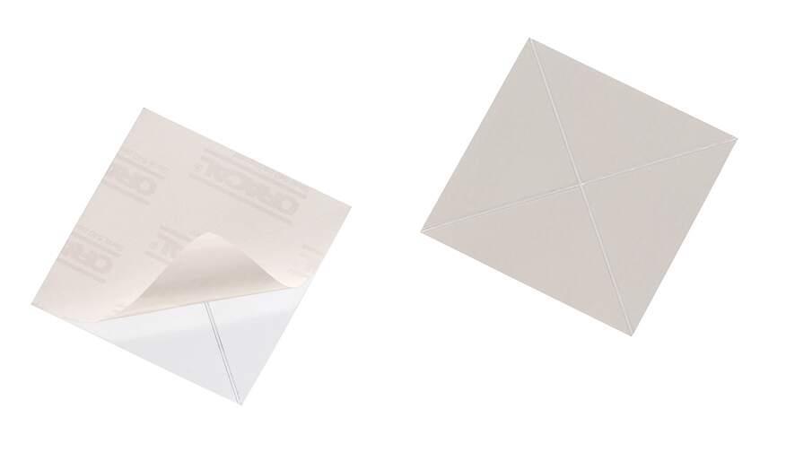 DURABLE Samolepilni kotni žepki 75 x 75 mm