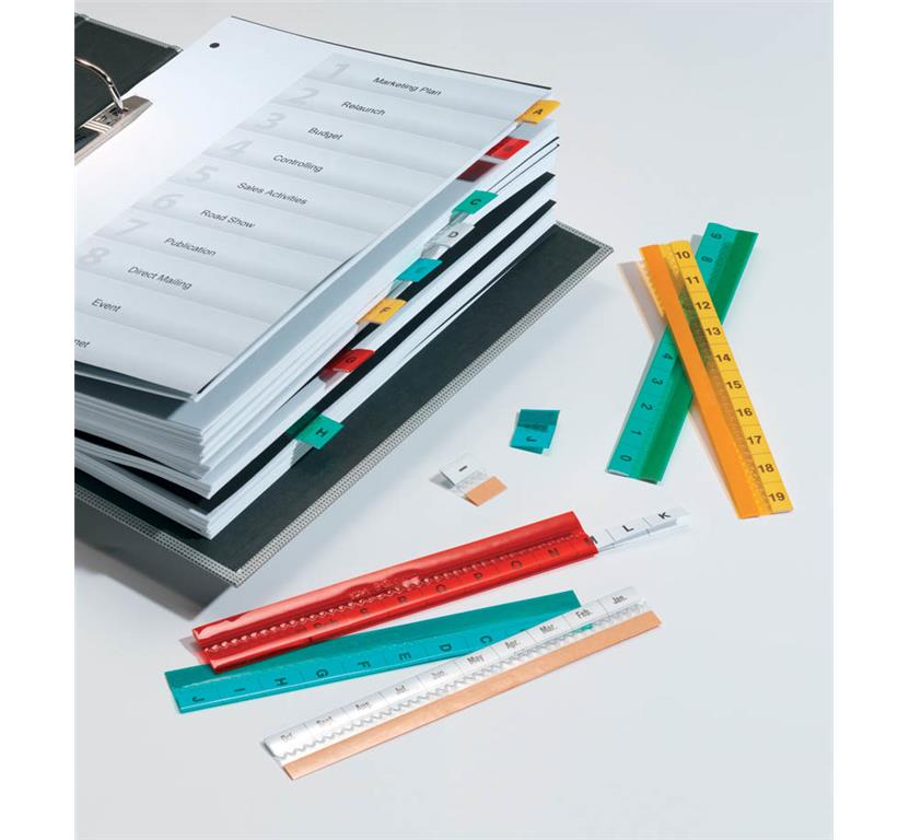 Durable Samolepilni tabulator Tabfix(8402),BARVE