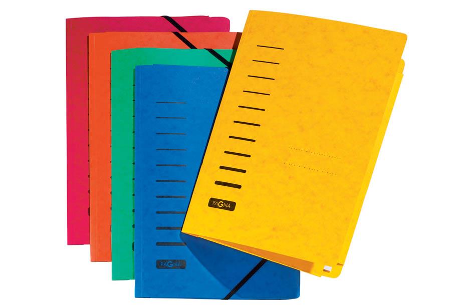 Pagna Kartonska mapa z zavihki in el., modra