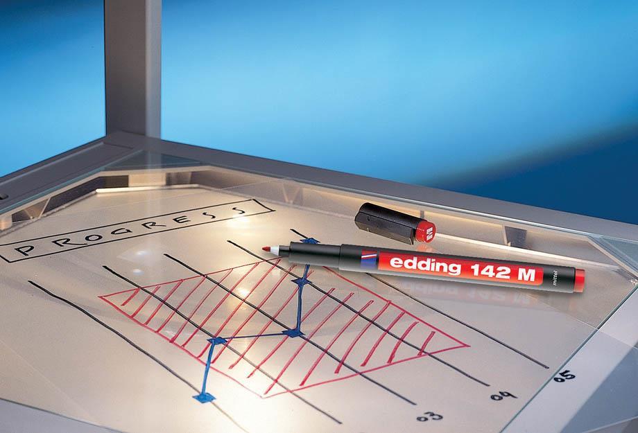 Edding OHP marker E-142, 1 mm, črn