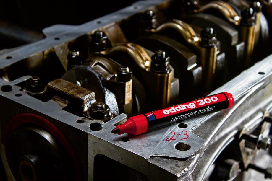 Edding Marker perm. E-300, okr. kon., moder