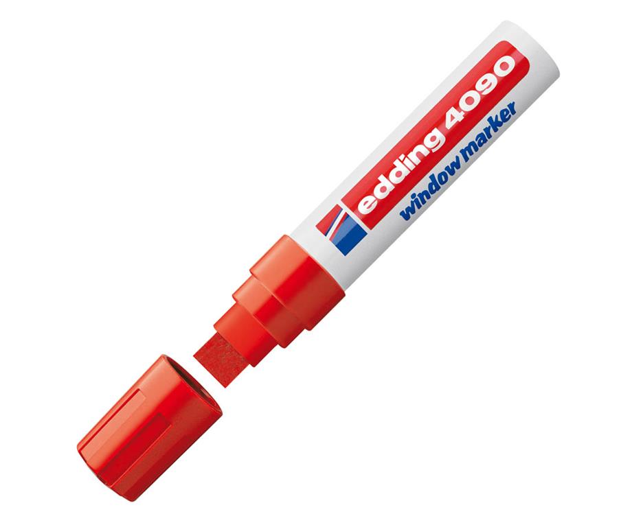 Edding Marker kredni E-4090, 4-15 mm, rdeč
