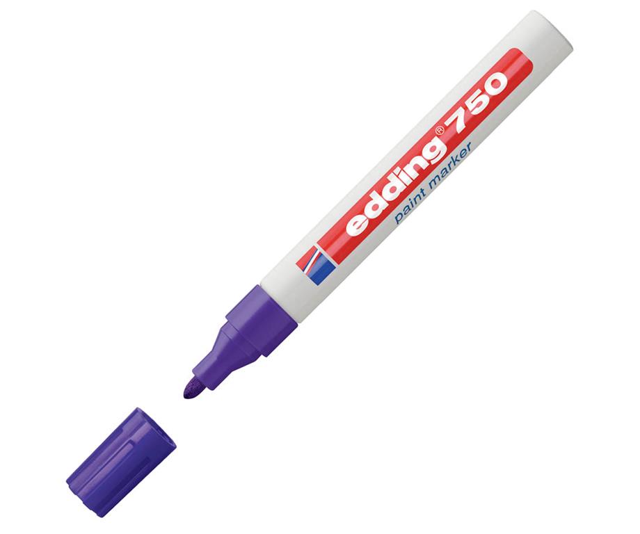 Edding Marker z lakom E-750, 2-4 mm, vijoličen