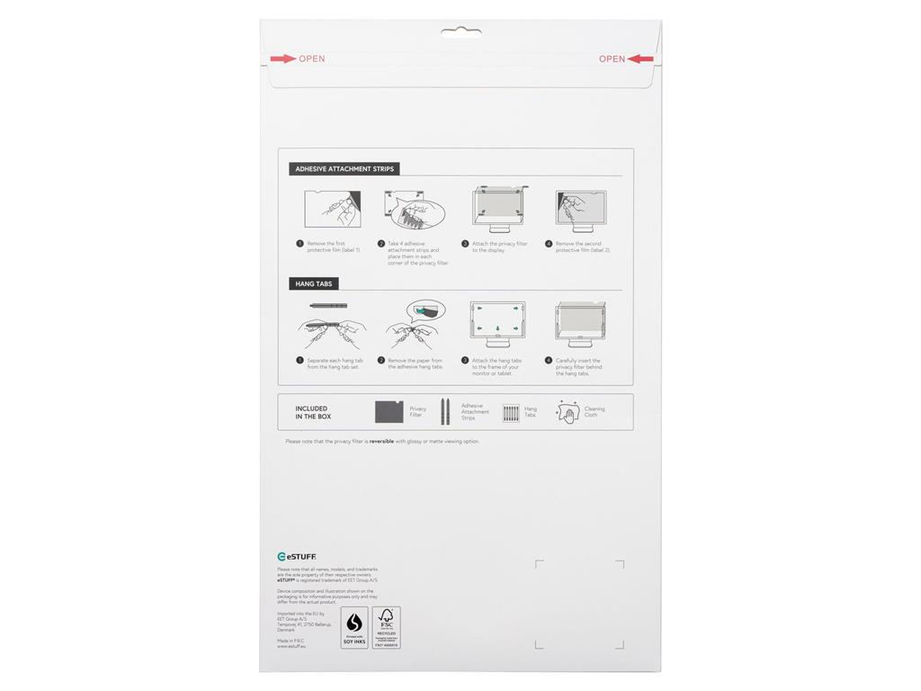 eSTUFF Filter zasebnosti 43.4" 32:10