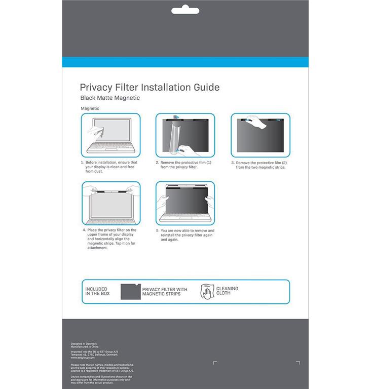 eSTUFF Filter zasebnosti magnetni 13.6"