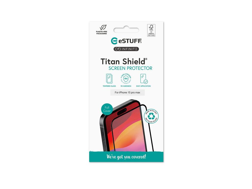 eSTUFF Zaščita zaslona iPhone 15 Pro Max