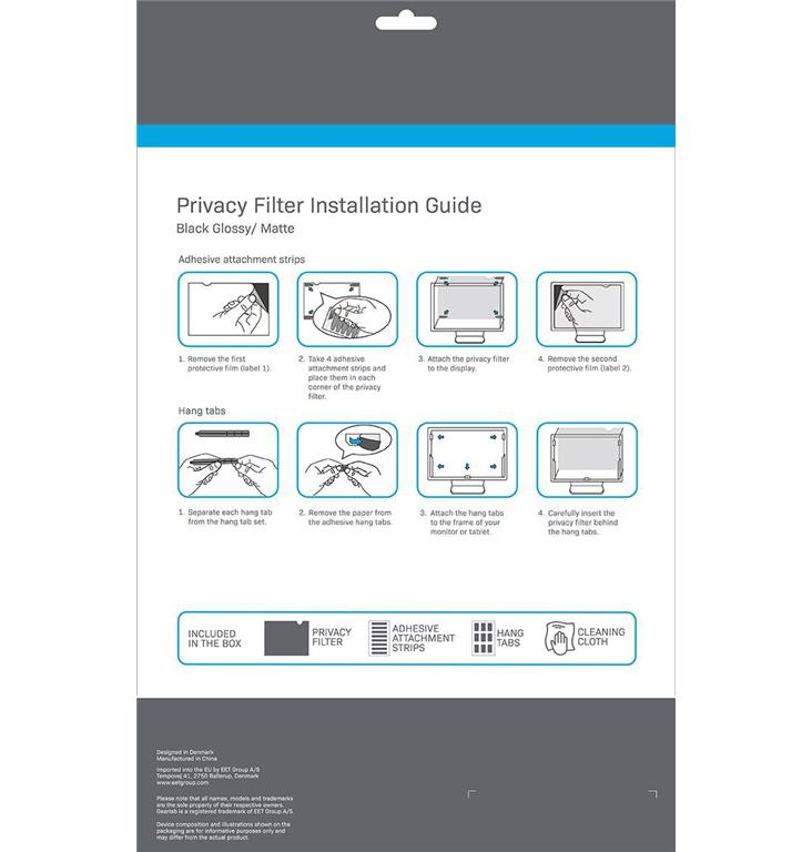 eSTUFF Filter zasebnosti 34" 21:9