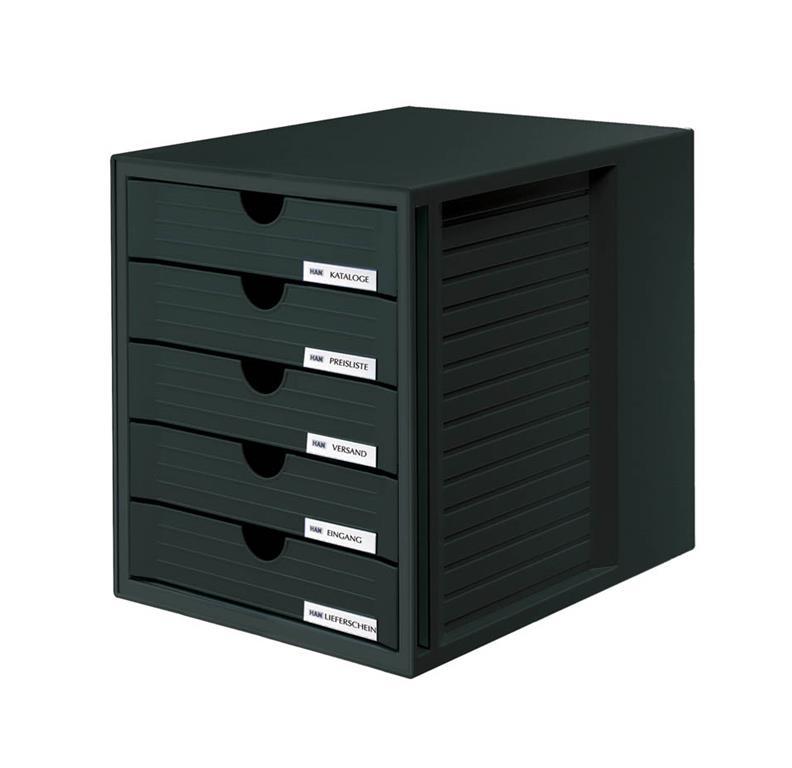 HAN Predalnik SYSTEM BOX zaprt, črn