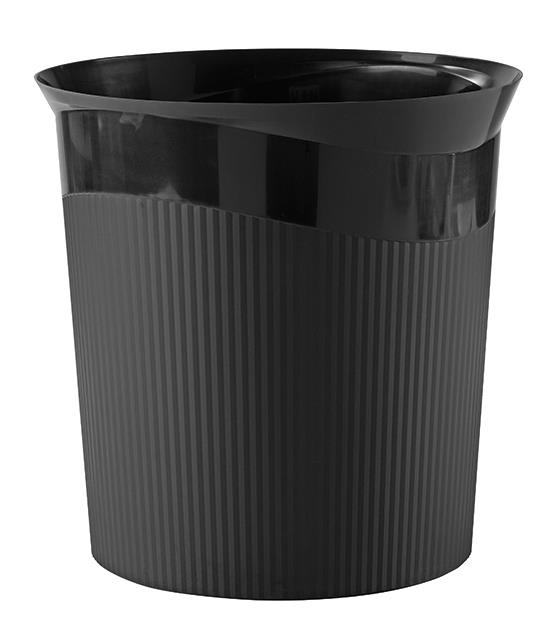 HAN Koš za smeti Re-LOOP, črn