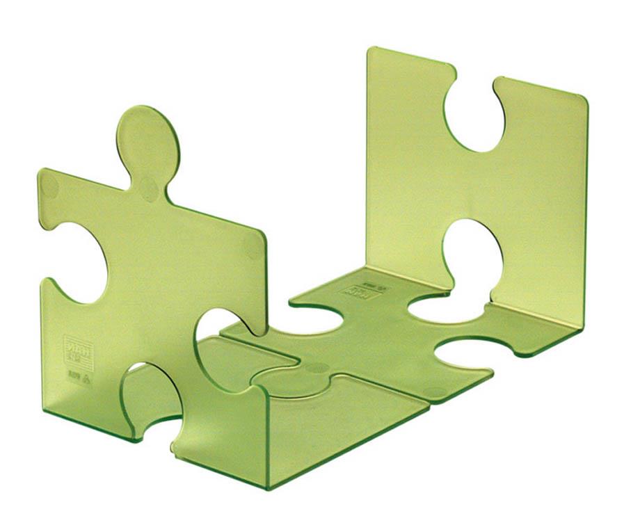 HAN Držalo za knjige/CD-je PUZZLE pros. zel.