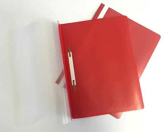 Klipko Mapa s sponko Standard rdeča, 25 kos