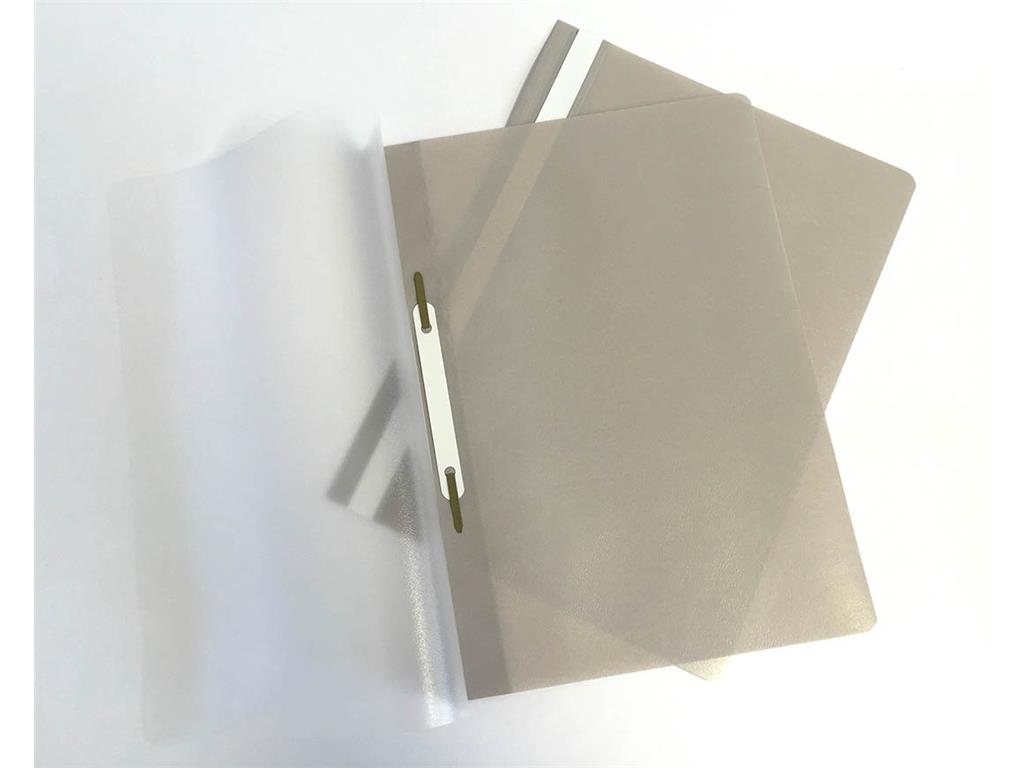 Klipko Mapa s sponko Standard siva, 25 kos