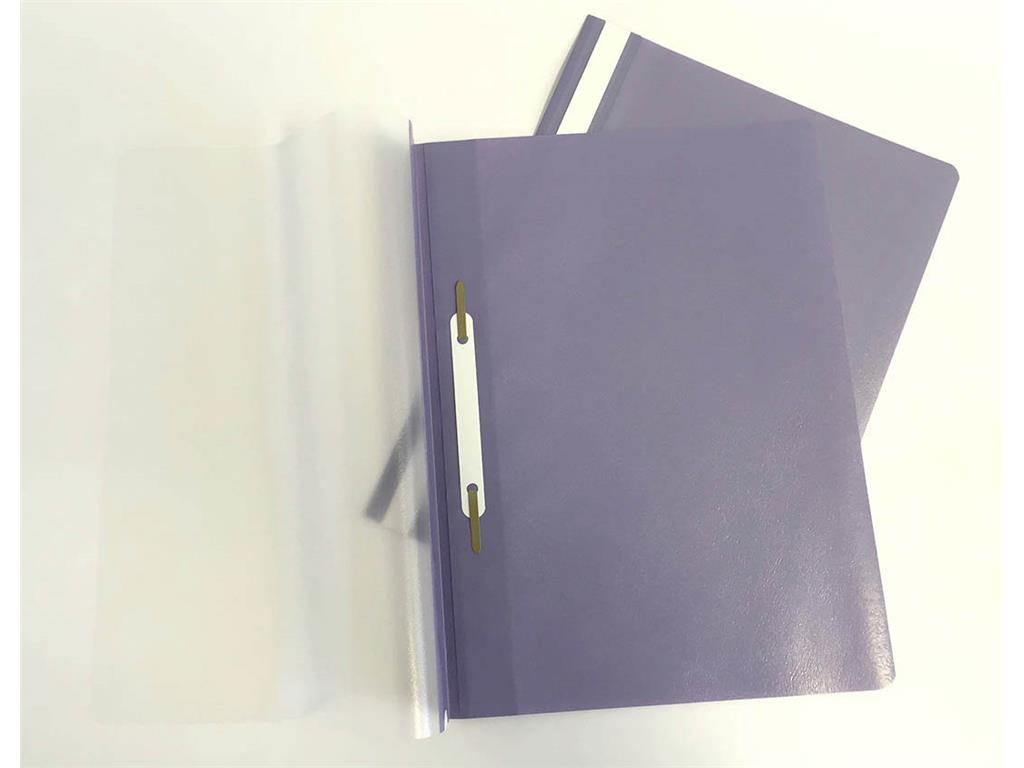 Klipko Mapa s sponko Standard vijolična, 25 kos