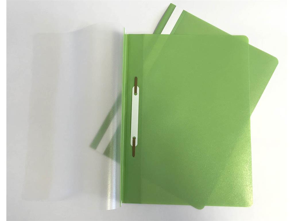 Klipko Mapa s sponko Standard zelena, 25 kos