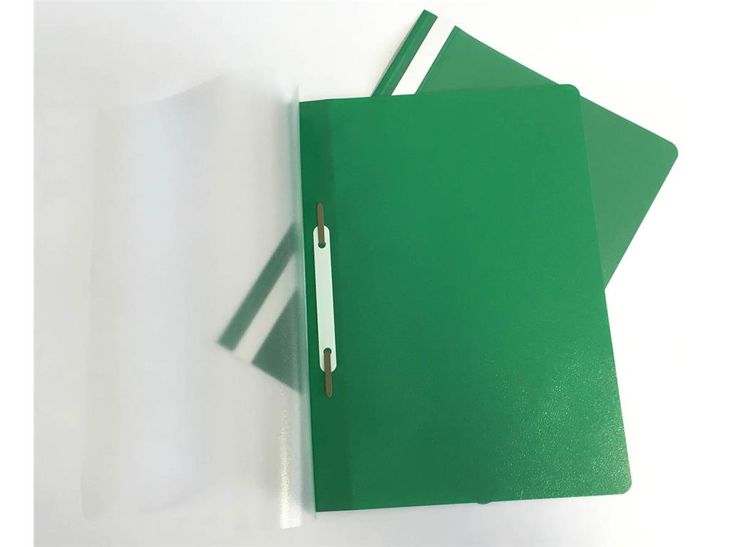 Klipko Mapa s sponko Standard t. zelena, 25 kos