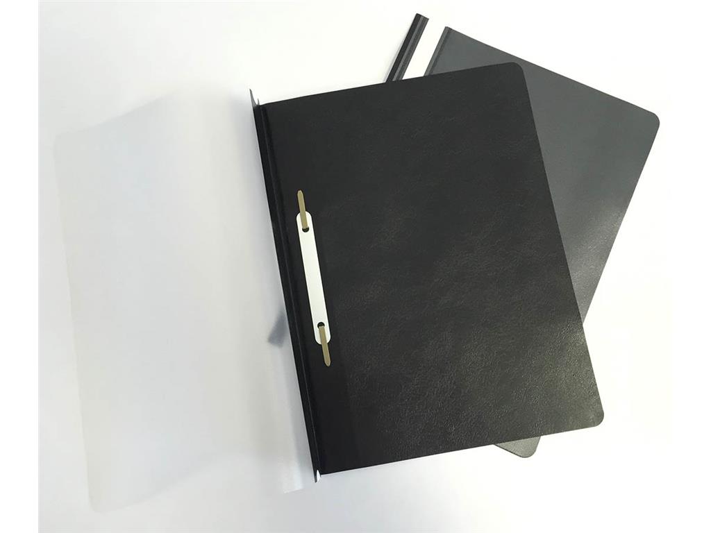 Klipko Mapa s sponko Standard črna, 25 kos