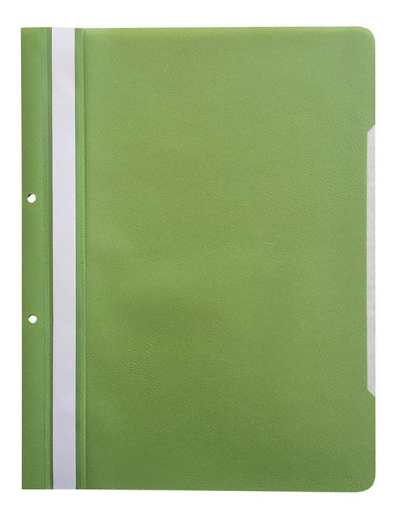 Klipko Mapa s sponko in 2 luknjama, zelena