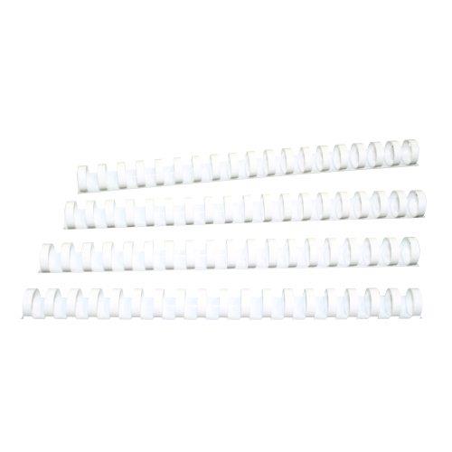 Klipko Spirale PVC 25 mm, bele, 50 kos