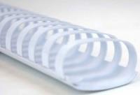 Klipko Spirale PVC 45 mm, bele, 50 kos