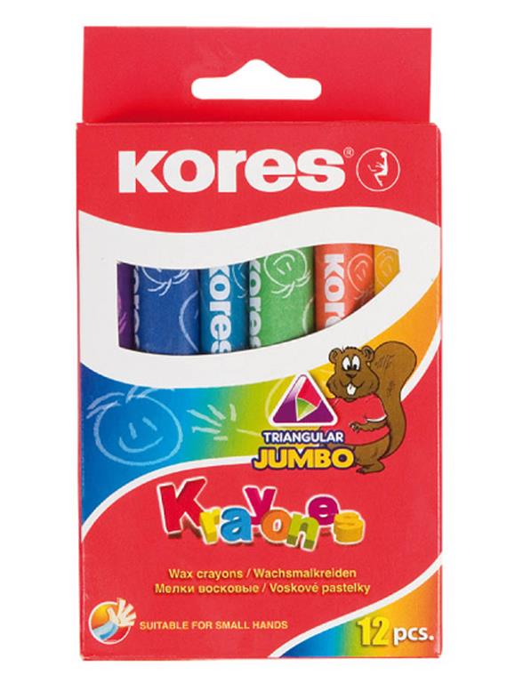 Kores Voščenke Jumbo 12 kos
