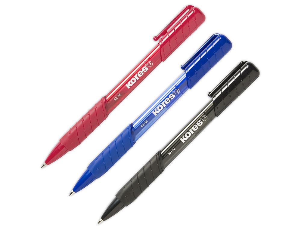 Kores Kemični svinčnik grip K6, medium, BARVE