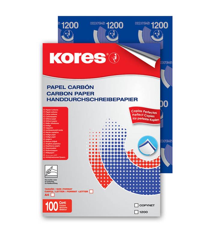 Kores Indigo papir moder, 100 listov