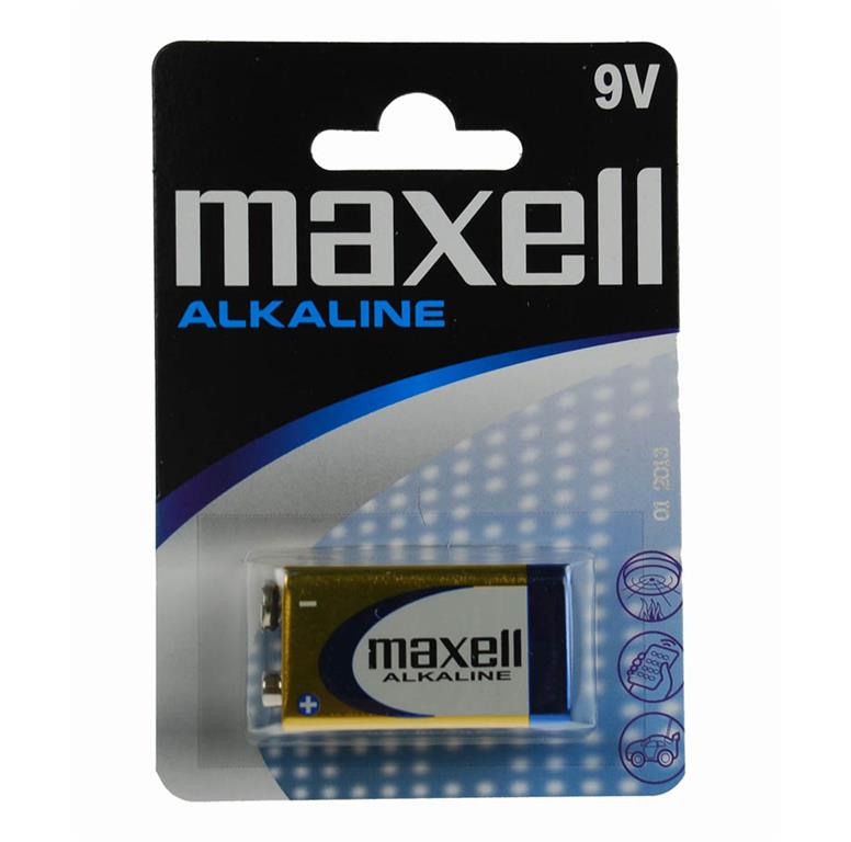Maxell Baterija 6LF-61, 9V, 1 kos, alkalna