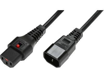  Kabel napajalni C13 IEC Lock - C14 2,5m