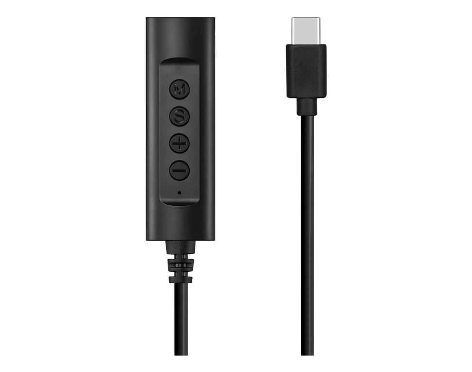 Sandberg USB-C kontroler za slušalke, 1.5m
