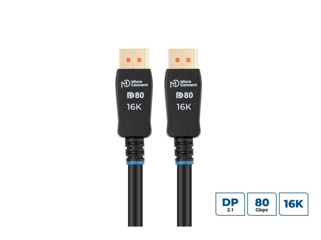  16K DisplayPort 2.1 kabel 80Gbps 1m