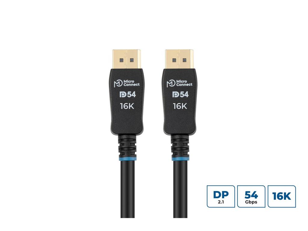  16K DisplayPort 2.1 kabel 54Gbps 3m