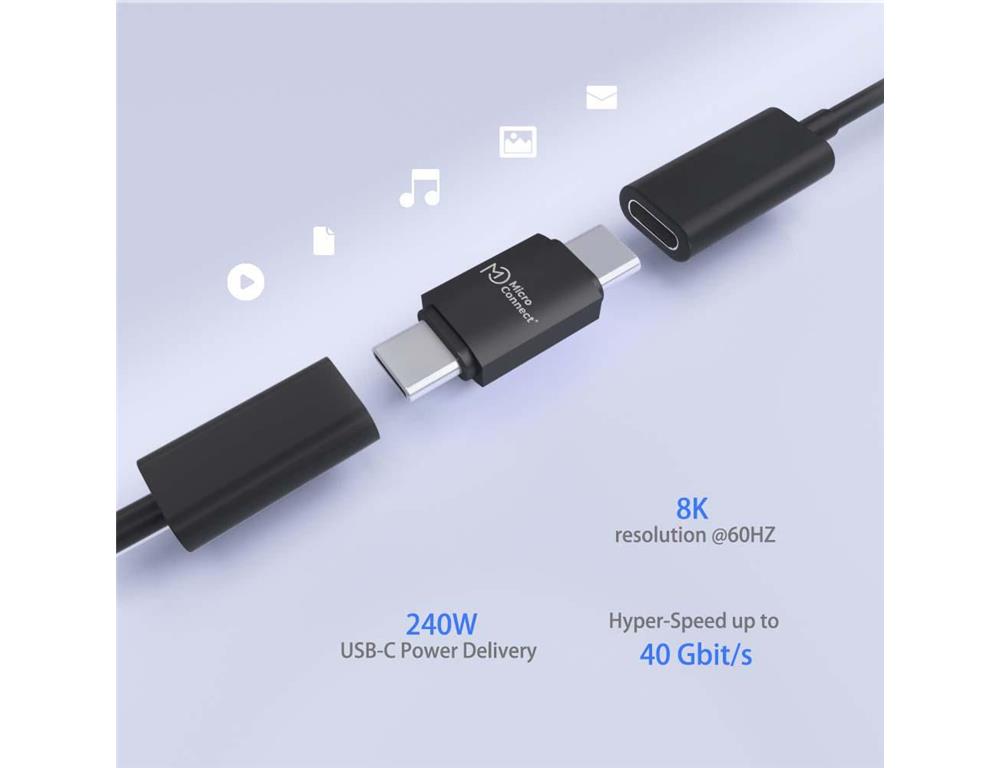  Adapter USB4 Gen 3x2 USB-C, 40Gbps, 240W