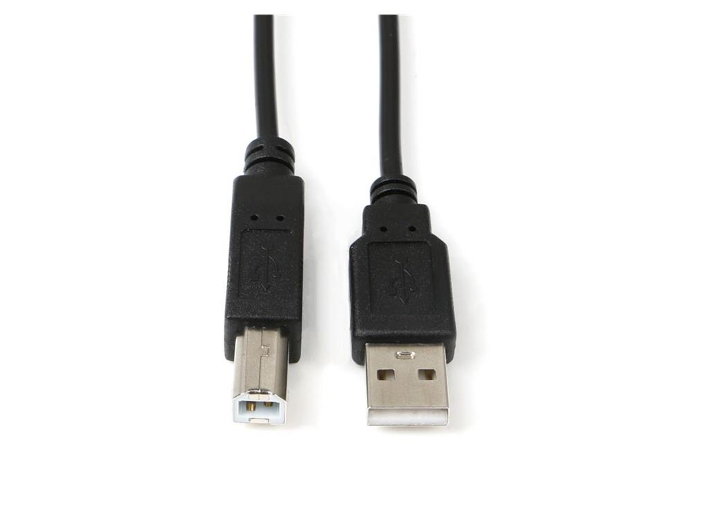 MicroConnect Kabel USB A-B 2.0, 0,3m, črn