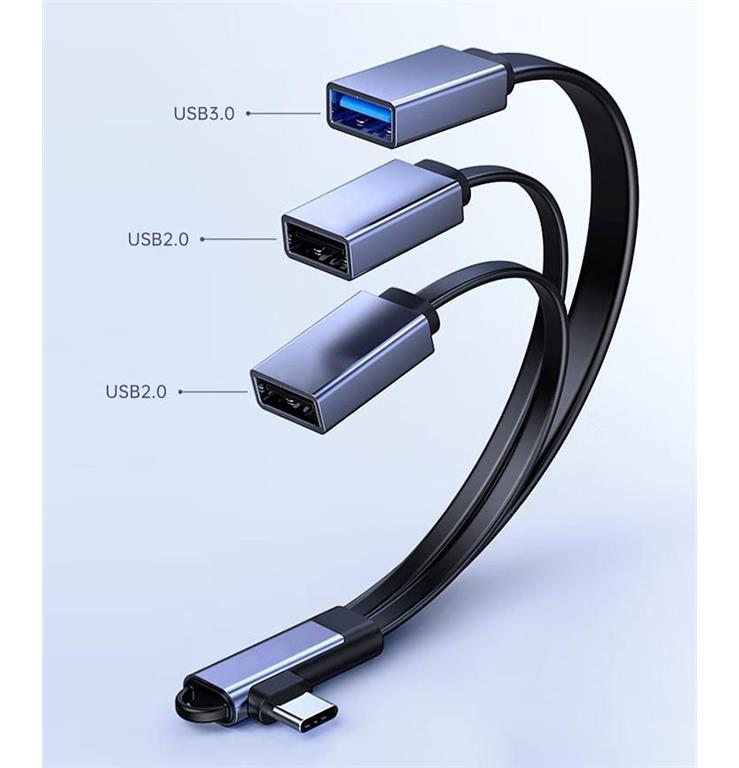  USB-C adapter na 3x USB-A