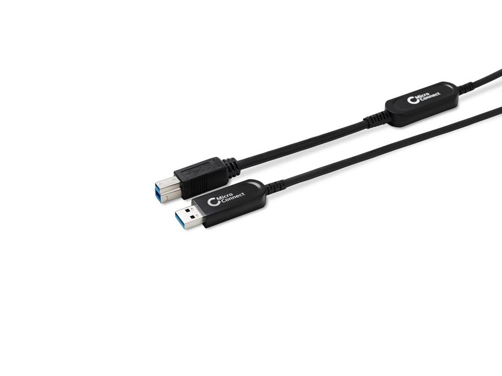MicroConnect Optični kabel USB A-B 3.0, 20m
