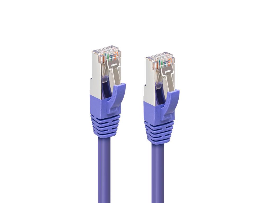  Kabel CAT6A S/FTP 20m Vijoličen LSZH