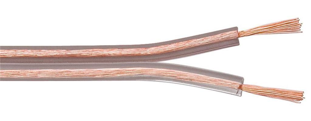  Zvočniški kabel, 2x2,5mm, prozoren