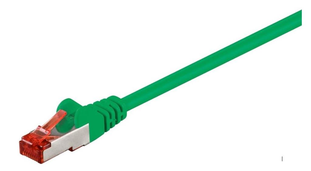  F/UTP CAT6 1m zelen PVC