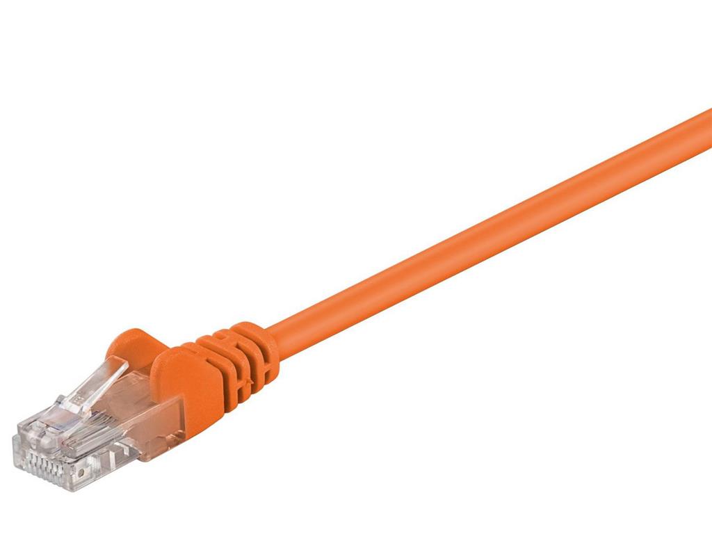 MicroConnect Kabel U/UTP CAT5e 0.5M Oranžen PVC