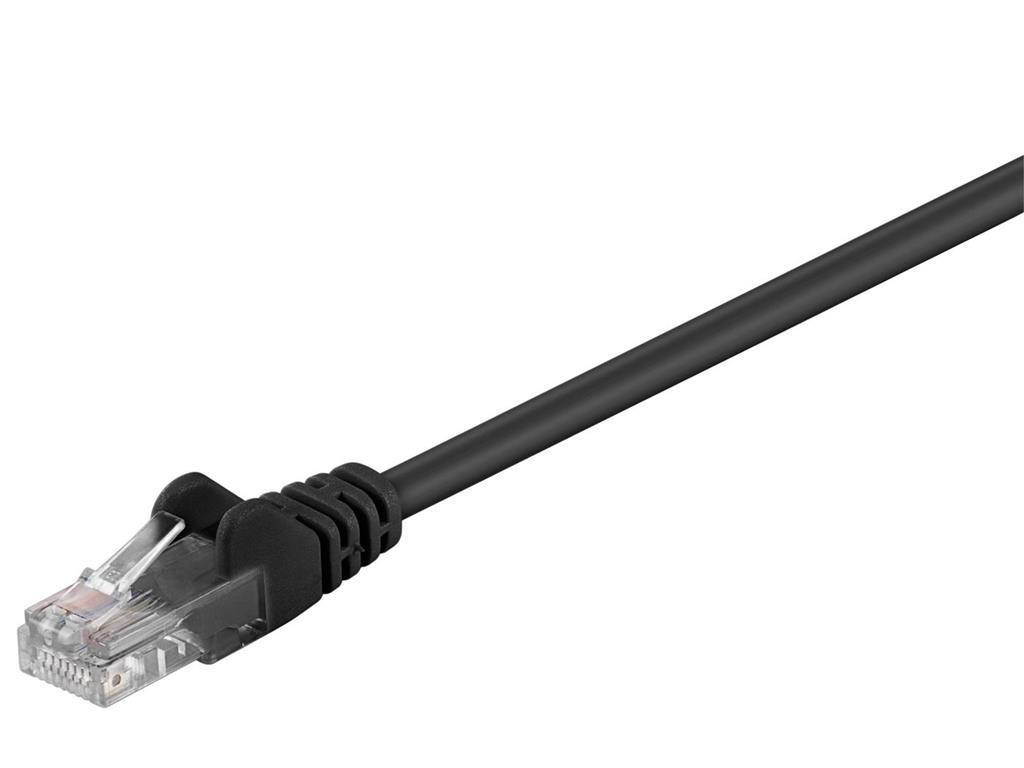MicroConnect Kabel U/UTP CAT5e 3M Črn PVC